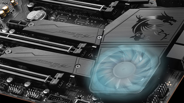 Aktive Kühlung des Chipsatzes