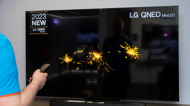 Black levels and contrast of the LG QNED866