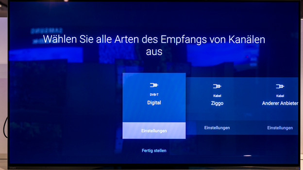 Sony Fernseher: Sender empfangen