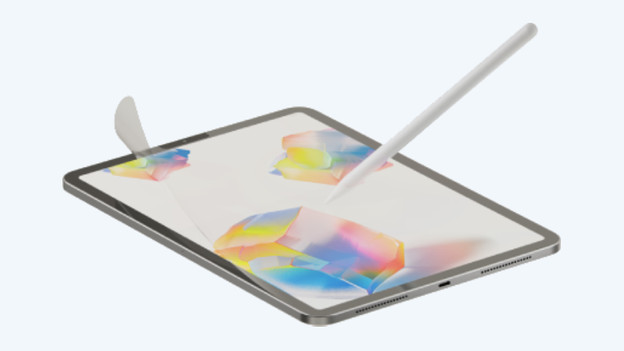 Apple iPad plastic screen protector