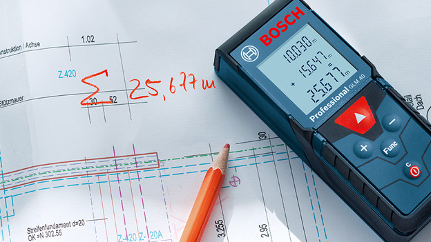 Speicherfunktion Entfernungsmesser