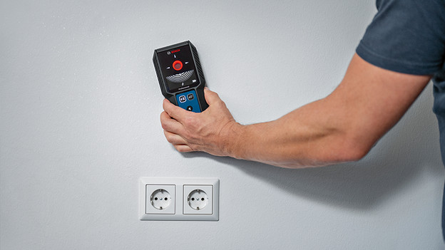 Leitungssucher bewegen