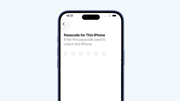 iPhone PIN code