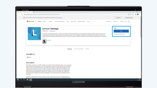Tip 1: download Lenovo Vantage