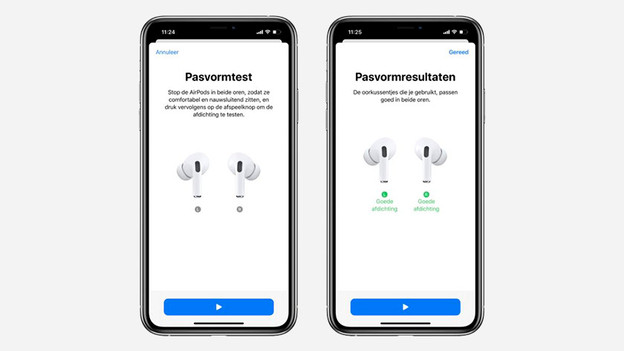 Passformtest auf dem iPhone