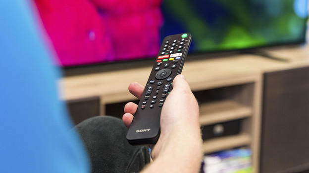 Fernbedienung des Sony A8 OLED-Fernsehers