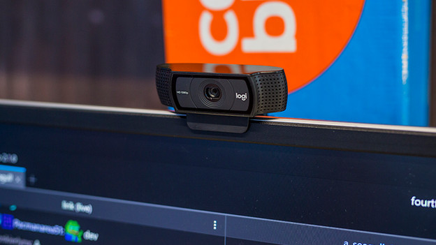 Webcam auf dem Bildschirm