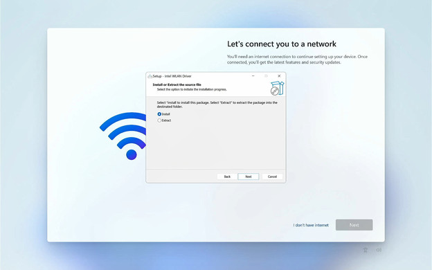 Windows WiFi settings