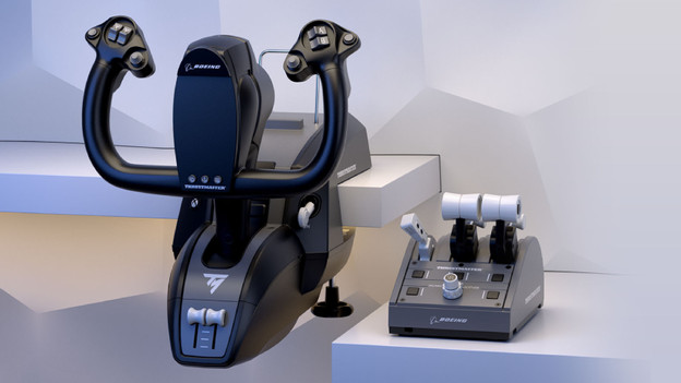 Steuerhorn mit Schubregler