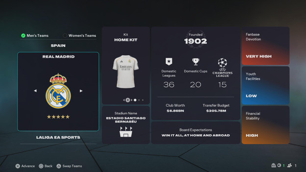 Real Madrid EA Sports FC 26