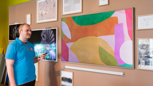 Matter Bildschirm des Samsung The Frame