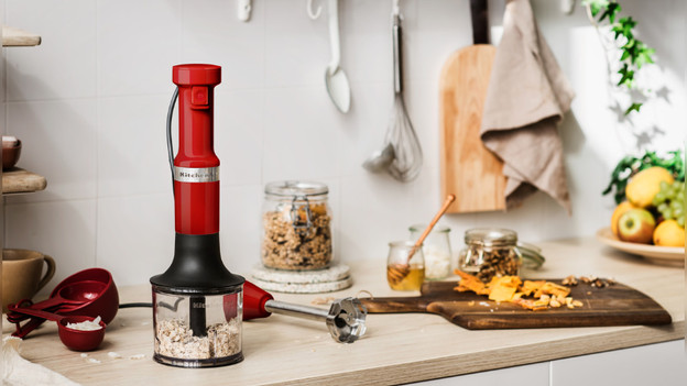KitchenAid immersion blender with food chopper