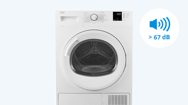 Geräuschpegel lauter Wäschetrockner