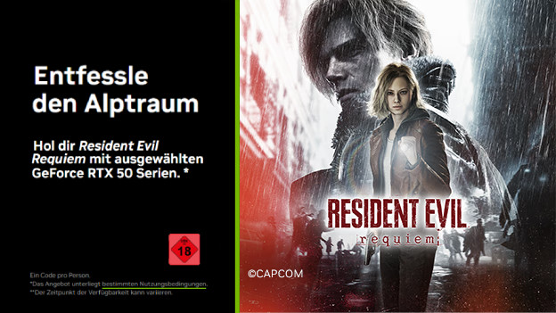 Resident Evil Requiem GeForce RTX 50 Series Bundle
