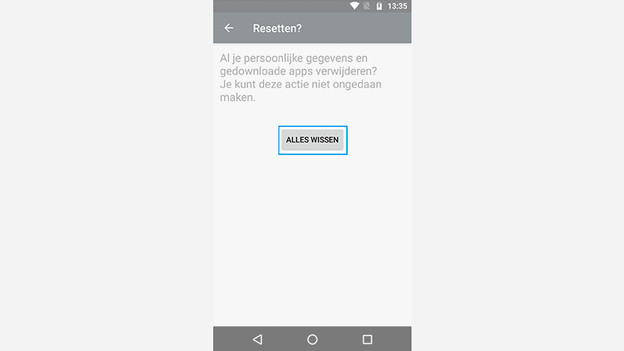 Motorola reset delete all