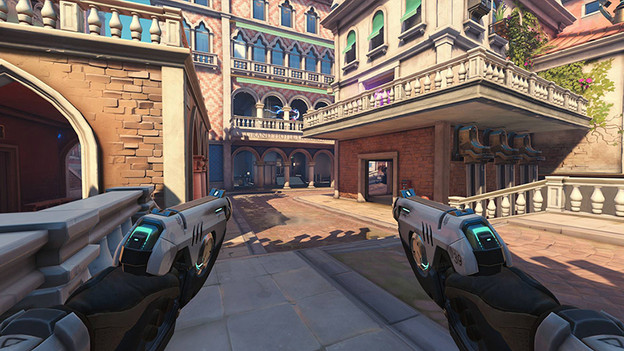 Overwatch auf dem Laptop.