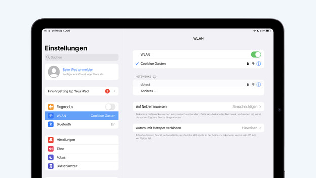 Synchronisierung von iOS einschränken