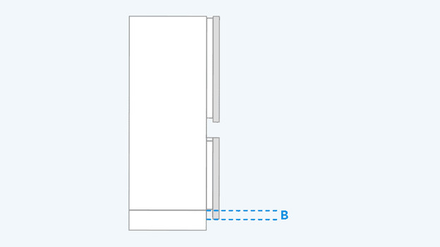 Measure bottom door panel