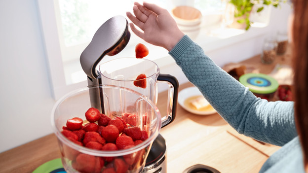 Erdbeeren im Smoothie