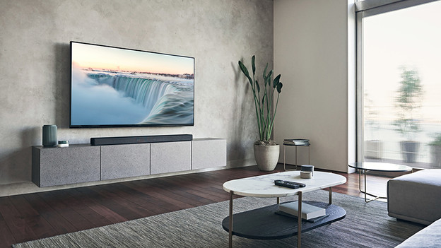 Soundbar im Wohnzimmer