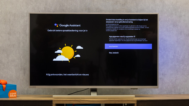 Turn on Google Assistant.