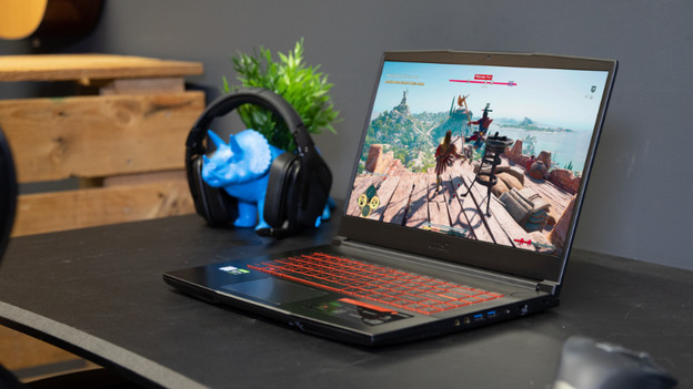 Gaming laptop with Dying Light