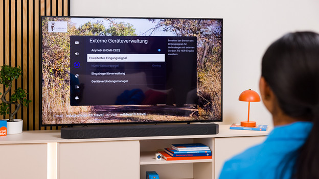 Toneinstellungen Fernseher und Soundbar