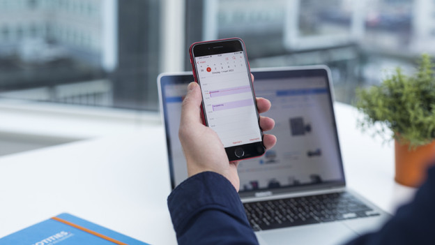 Business iPhone im Einsatz