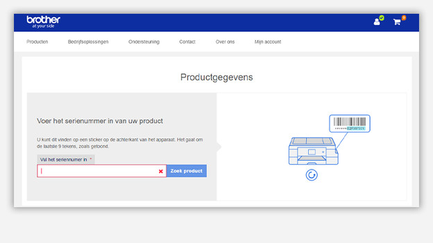 Brother printer serial number