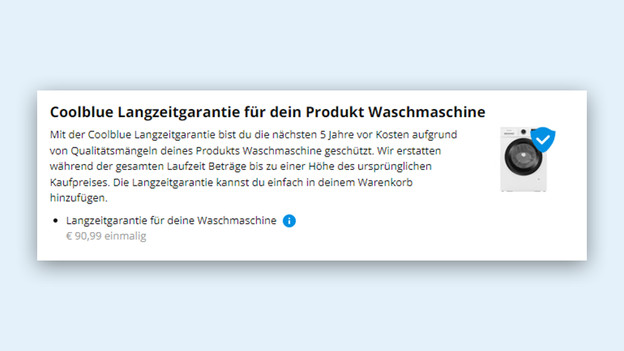 Schütze deine großen Haushaltsgeräte vor Mängeln. 