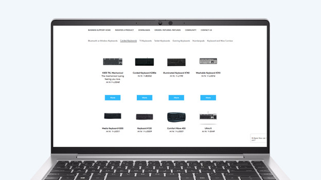 Click on 'More' for your keyboard