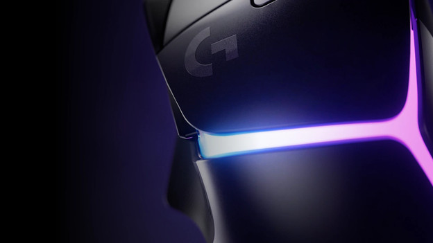 Logitech Maus mit RGB-Beleuchtung