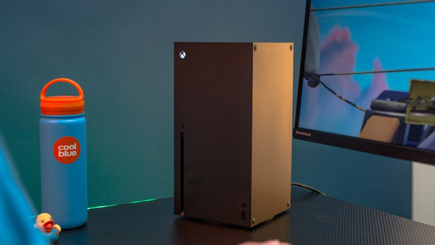 Xbox Series X on a desk