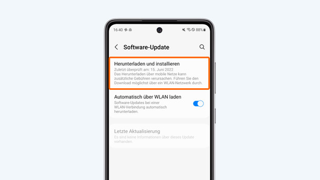 Android aktualisieren