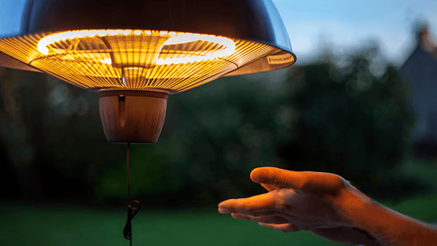 Hanging patio heater