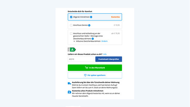 Anschlusservice Coolblue.
