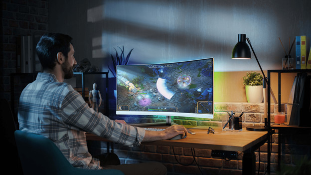 Philips Ambiglow Bildschirm