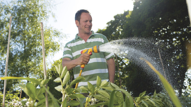 Bewässerung von Hand