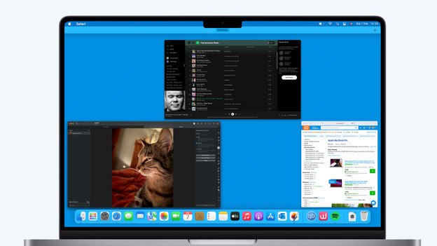 Apple MacBook Programme nebeneinander