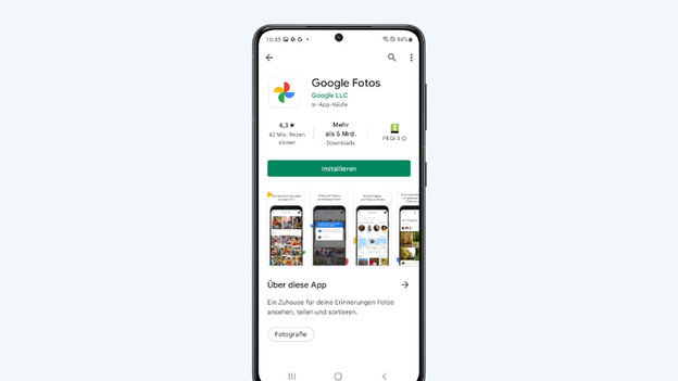 Back-up mit Google Fotos
