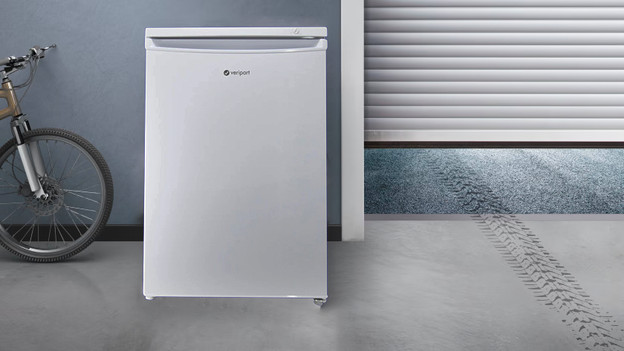 Gefrierschrank im Schuppen