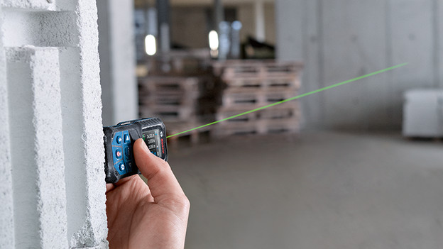 Laser-Entfernungsmesser grün