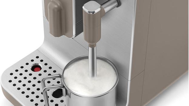 Froth milk with steam wand