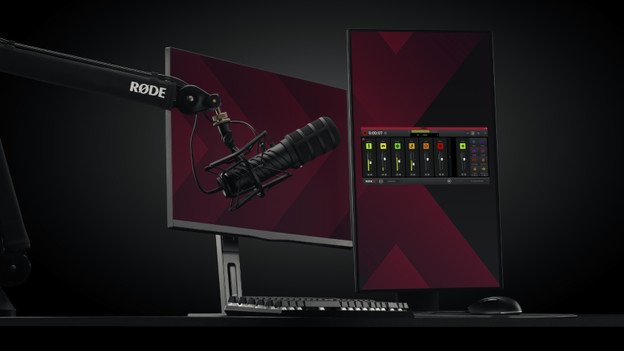 XDM-100: Shock Mount und Windschutz