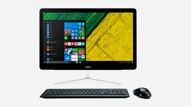 All-in-One-PC mit Tastatur und Maus