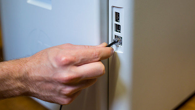 Schritt 2.2: Verbindung über ein Netzwerkkabel