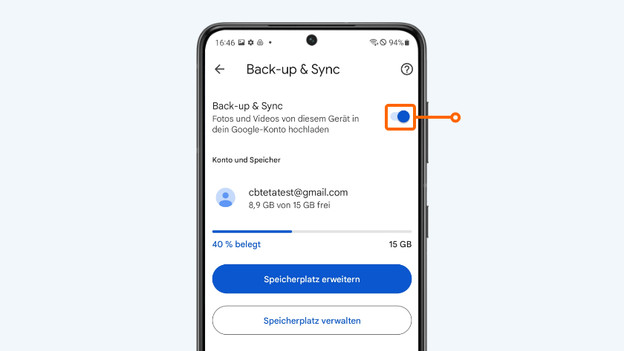 Sicherung aktivieren