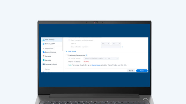 Synology Drive Admin Console in App-Übersicht Synology