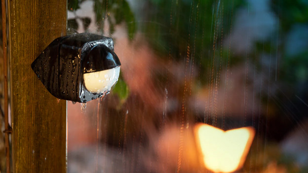 Hue Outdoor-Sensor im Regen