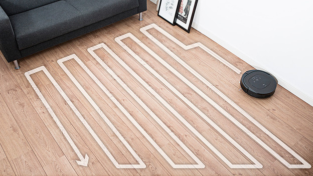 systematic cleaning route robot vacuum